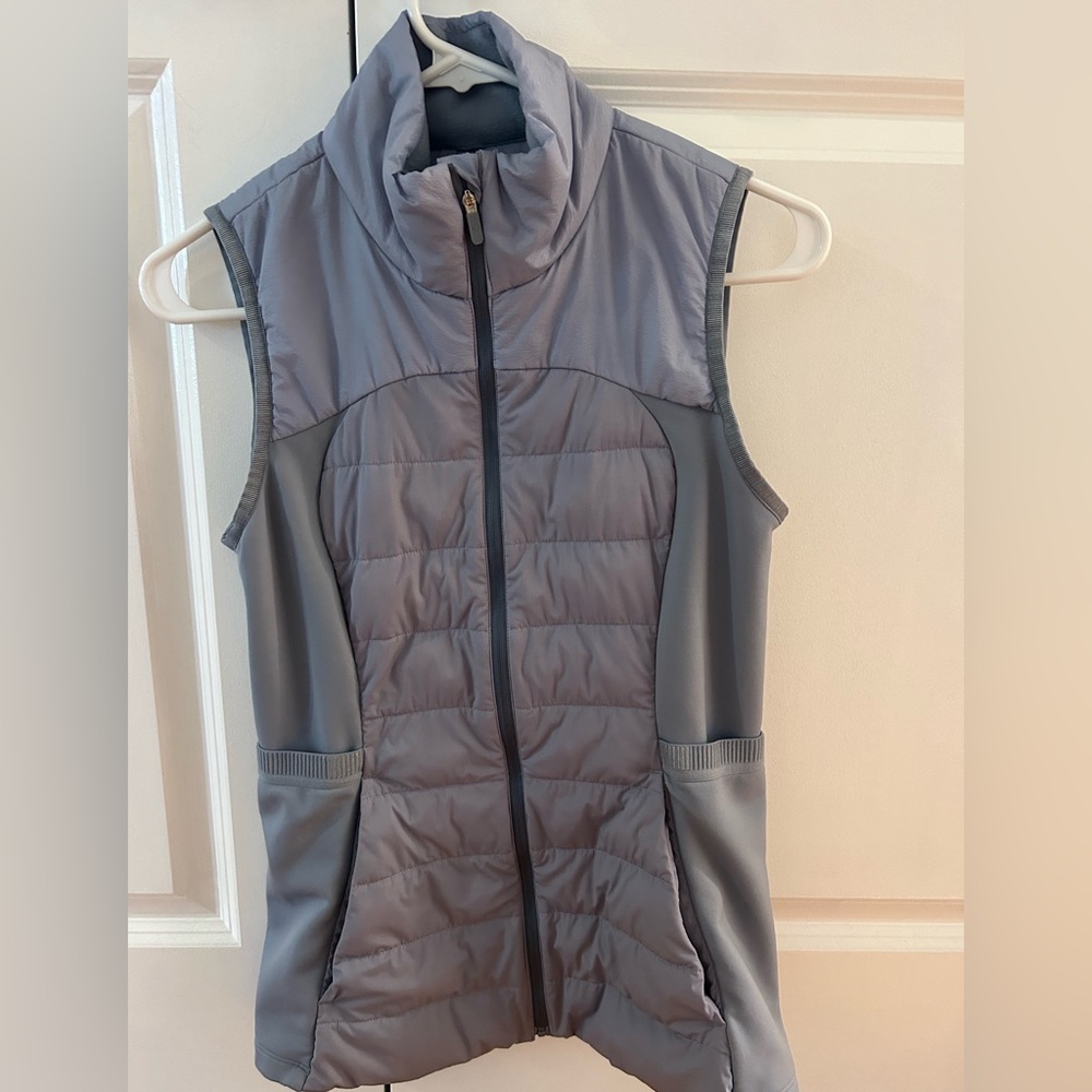 Lulu Lemon Down for it All Vest - Ice Blue - size 6 - great condition